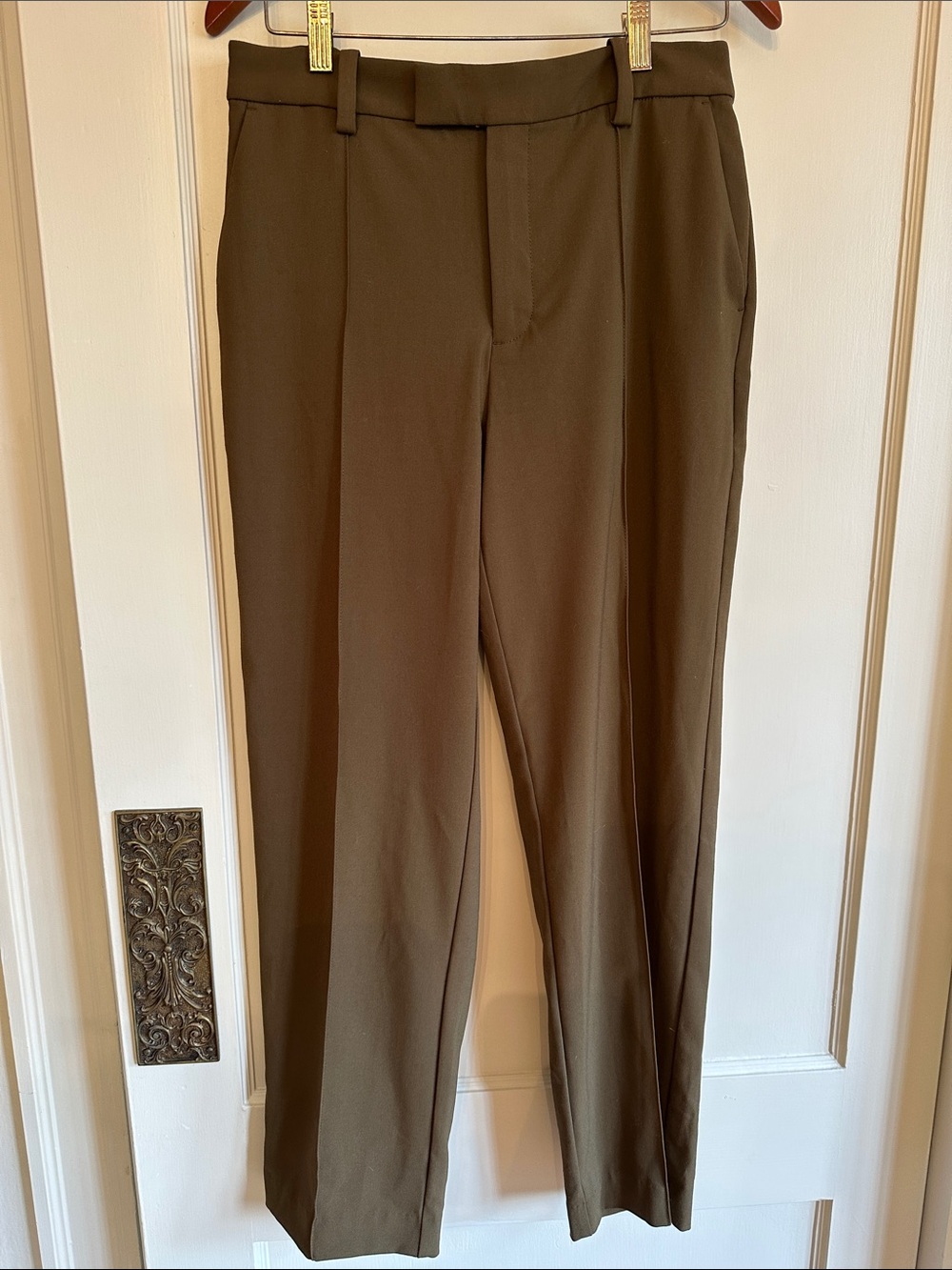 NTW Madewell Fairbanks Pant in Dark Olive